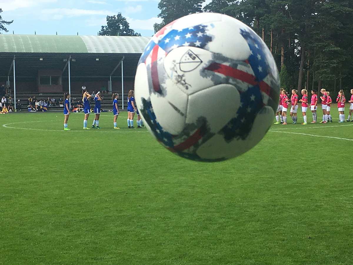 soccer ball in the air. contact ryerson soccer today. College Pathways soccer ball or Ryerson tours soccer tours